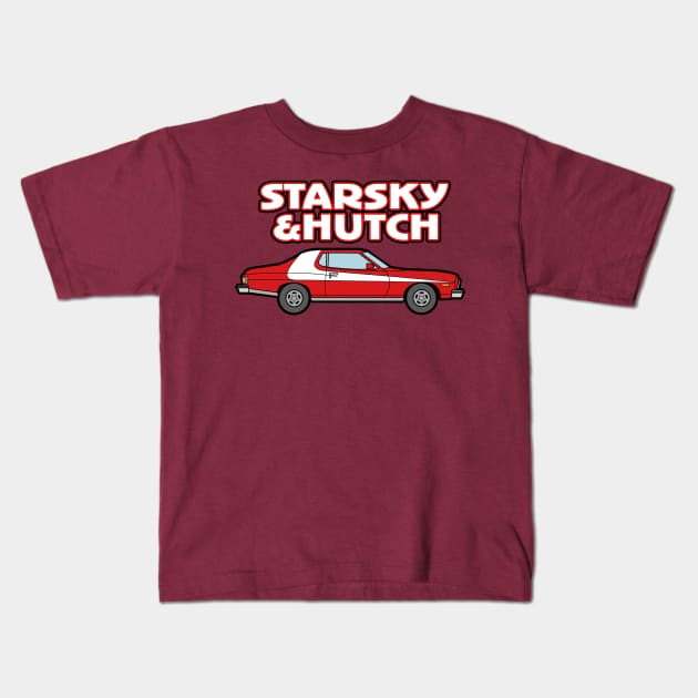 starsky and hutch car Kids T-Shirt by nataliawinyoto